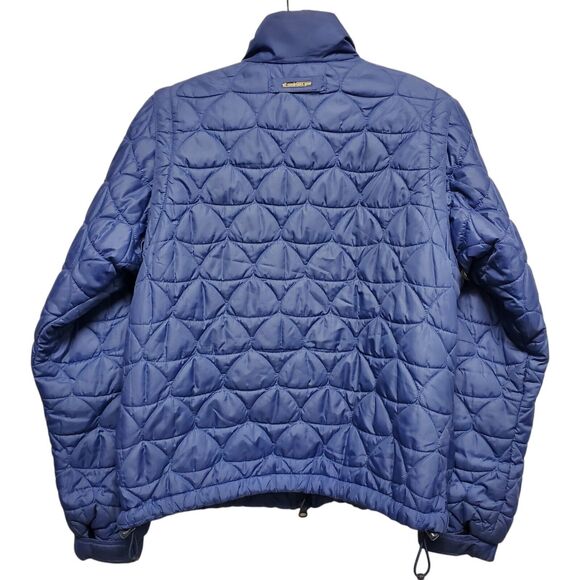 Vintage NIKE Jacket ACG Womens Medium Blue Puffer Full Zip Removable Sleeves 90s - Picture 10 of 14